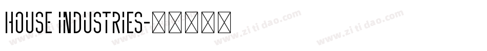 House Industries字体转换